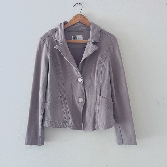 Habitat Cotton Stretch Blazer, Sz Small - Picture 1 of 5